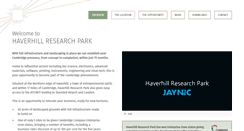 Desktop Screenshot of haverhillresearchpark.com
